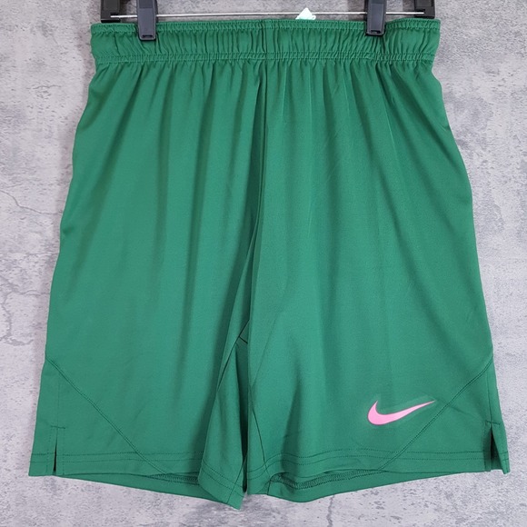 NIKE Pro Elite 2023 Team Track Running Shorts Womens SMALL green pink - Picture 1 of 6